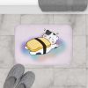 Adorable Cat Sushi Bath Mat